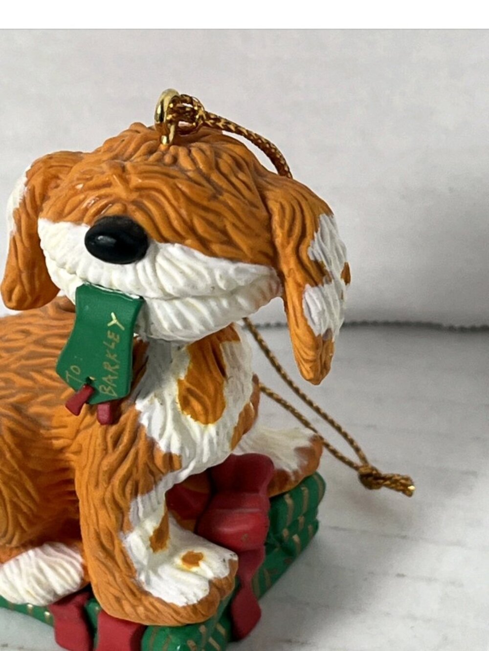 Sesame Street Barkley Dog Christmas Ornament Gift Present Vintage - Picture 5 of 12